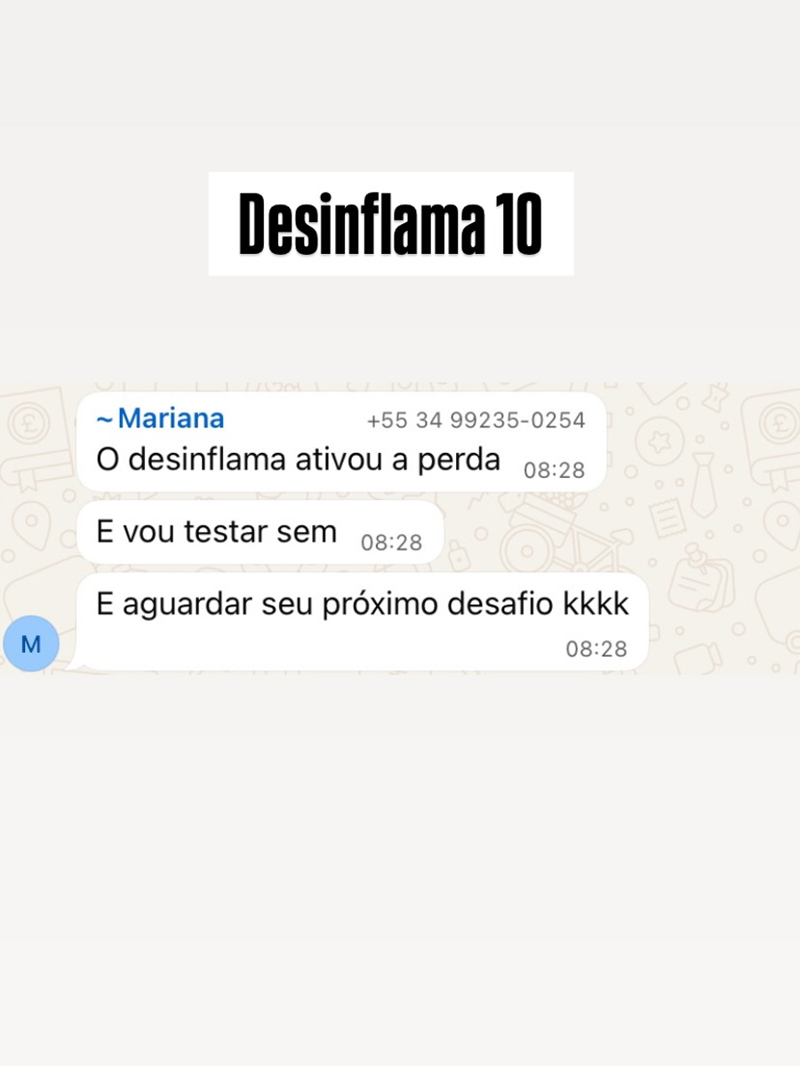 Aluna 1, resultado em 21 dias
