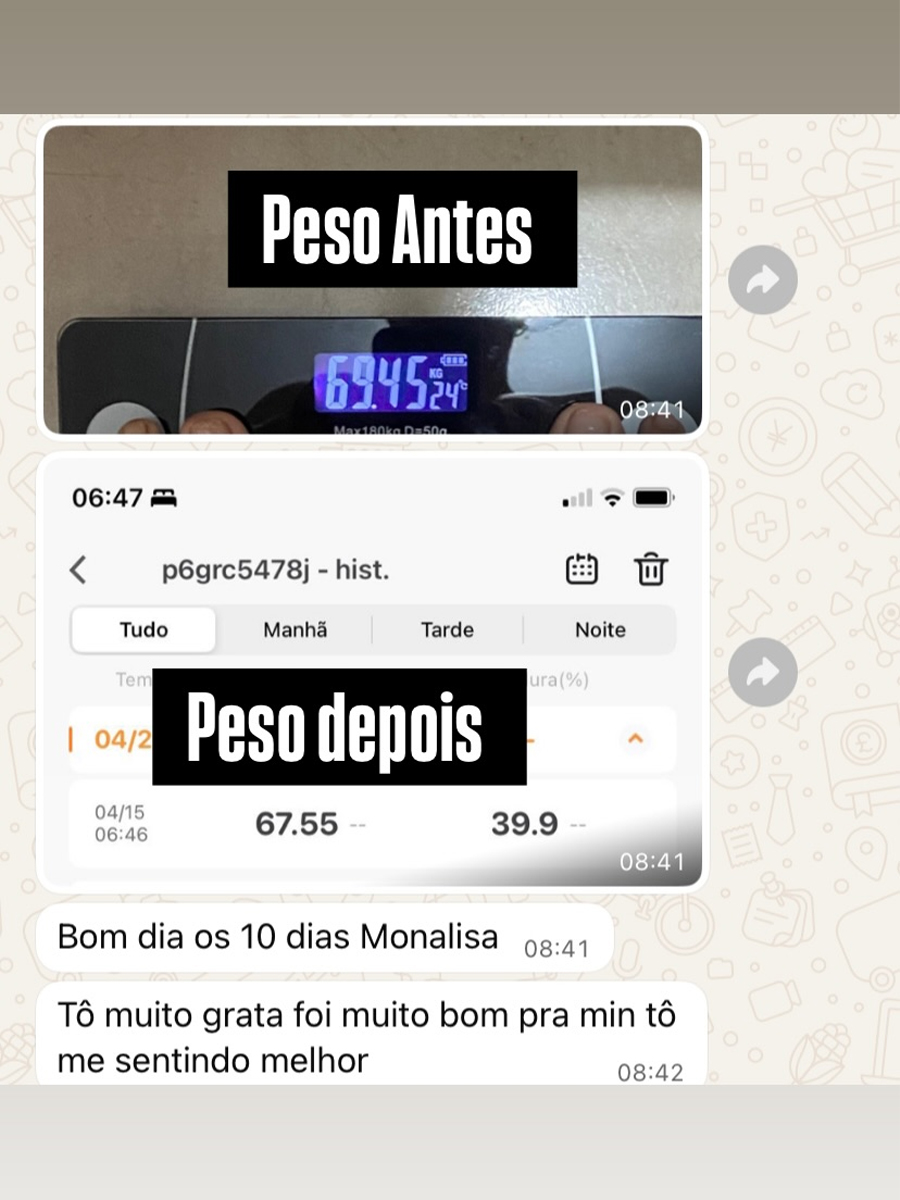 Aluna 3, resultado em 21 dias